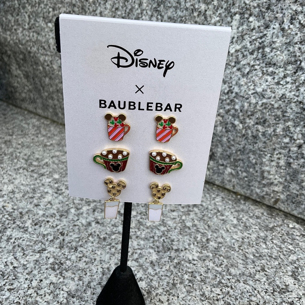 🎄Disney Baublebar Christmas Cookie and Treats Earrings